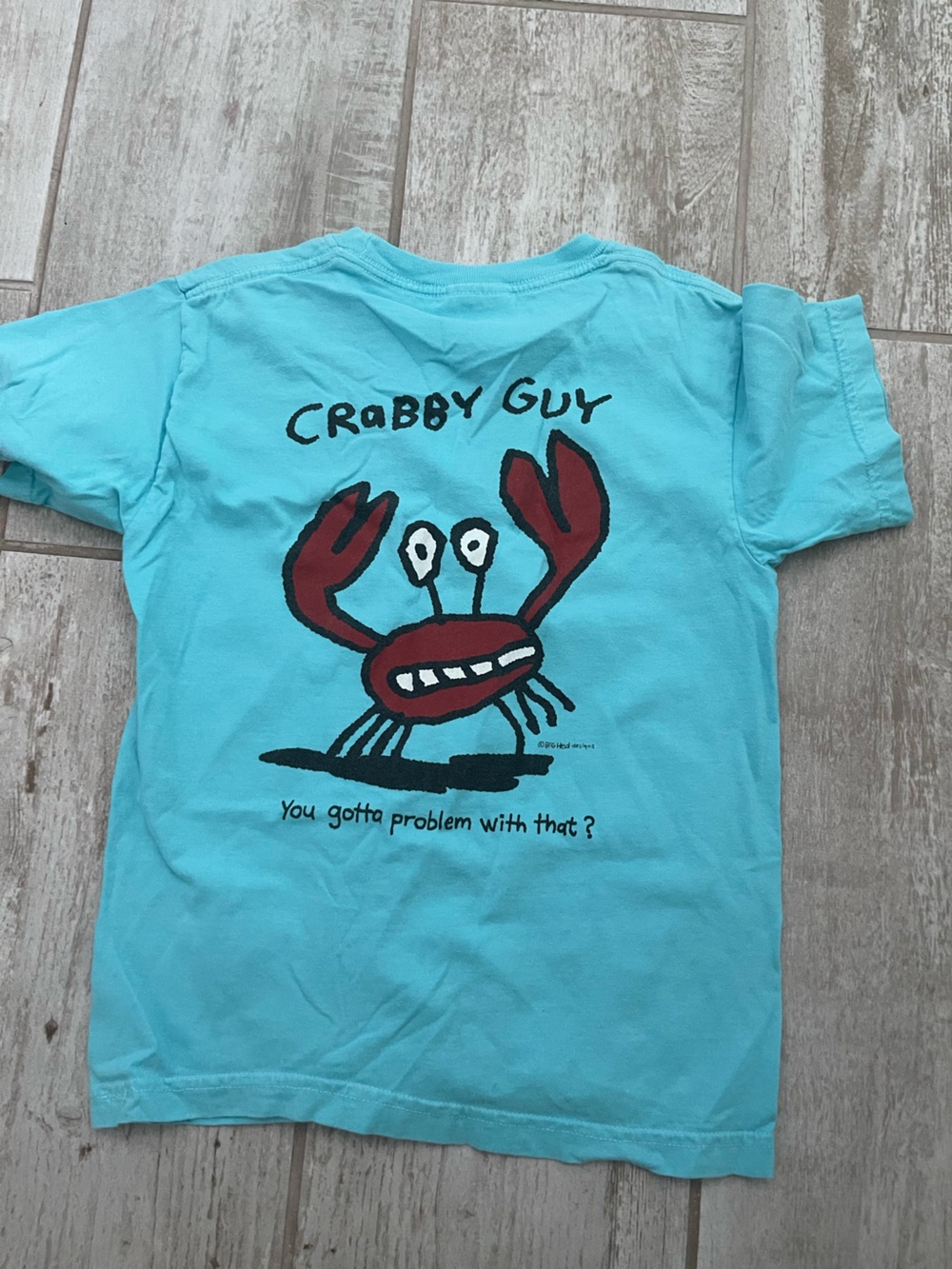 Crabby guy tshirt